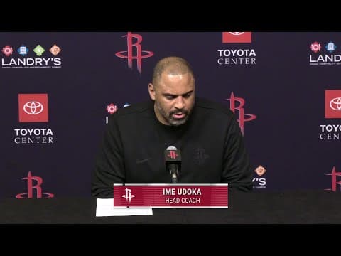 Press Conference by Ime Udoka vs Bulls