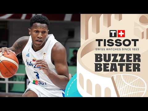 Yeferson Guerra 🇻🇪 | 🚨 TISSOT Buzzer Beater | FIBA Basketball World Cup 2027 Americas Qualifiers