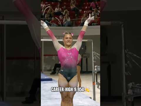 CROWN HER 👑 #ncstate #ncstatewolfpack #ncaagymnastics #collegegymnastics #gymnast #collegesports