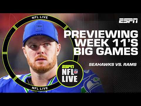 Week 11 Storylines 👀 Is Seahawks-Rams a NFC Title Game preview? | NFL Live