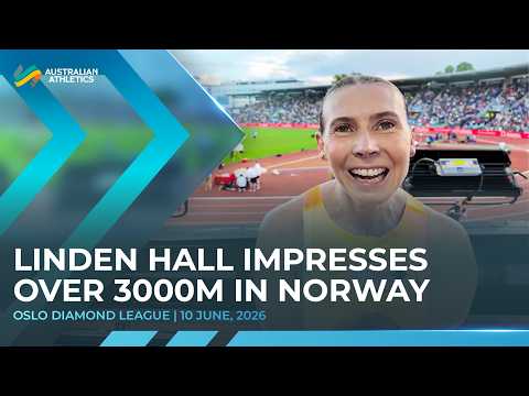 Linden Hall leads early before clocking 3000m season's best | 2026 Oslo Diamond League
