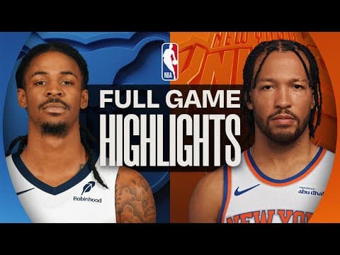 KNICKS at GRIZZLIES | FULL GAME HIGHLIGHTS | November 11, 2025