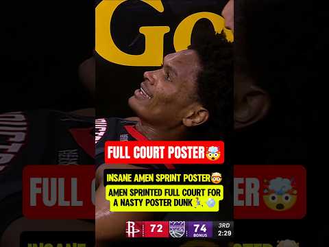 Amen Thompson did it BY HIMSELF😭