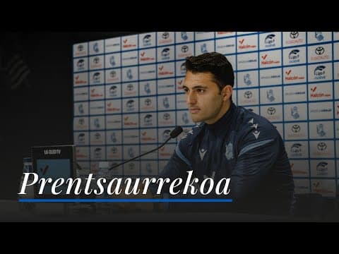 RUEDA DE PRENSA 13:10 | Arturo Ruiz | Real Madrid -  Real Sociedad