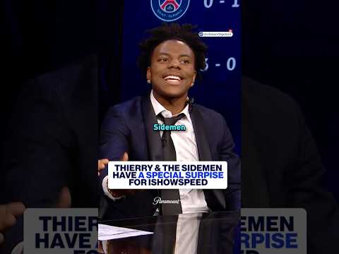 IShowSpeed to Captain YouTube Allstars for the Sidemen charity match 🫡#UCLToday