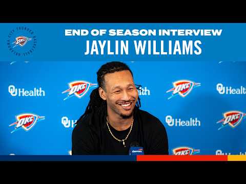 Jaylin Williams | 2025-26 End-of-Season Interviews | OKC Thunder