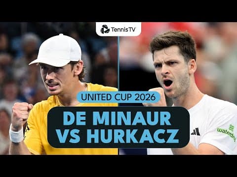 Alex de Minaur vs Hubert Hukacz THRILLER 🍿 | United Cup 2026 Quarter-Final Highlights