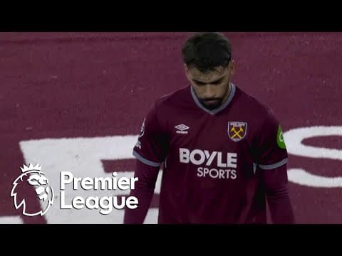 West Ham's Lucas Paqueta sent off for dissent against Liverpool | Premier League | NBC Sports