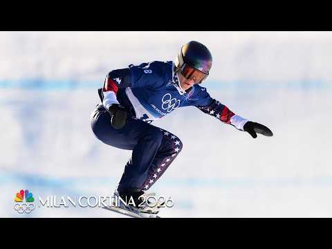 USA, Switzerland, Czechia lead second women's SBX seeding runs | Winter Olympics 2026 | NBC Sports