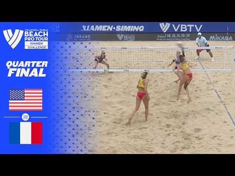 Van Winkle/Phillips vs. Placette/Richard - Quarter Final Highlights | Xiamen 2026 #BeachProTour
