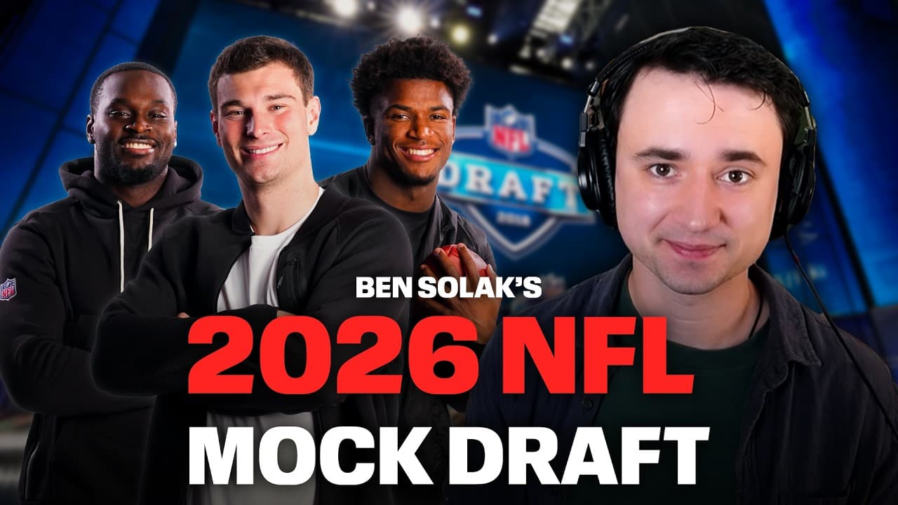 Ben Solak's FINAL 2026 NFL MOCK DRAFT | NFL on ESPN