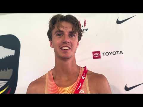 Colin Sahlman explains why he chose to run 800m at 2025 USAs