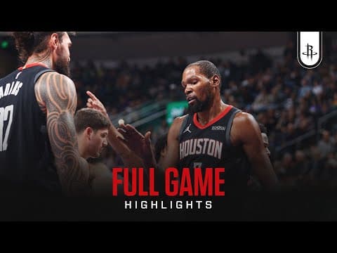 Houston Rockets Highlights vs. Utah Jazz