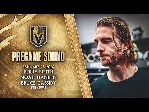 🎥 PREGAME SOUND: Smith, Hanifin and Cassidy