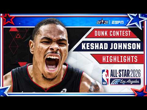 Keshad Johnson wins the 2026 NBA Slam Dunk Contest 😤 | NBA on ESPN