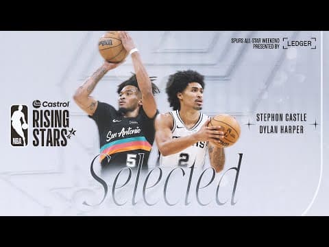 Stephon Castle & Dylan Harper Selected as 2026 Rising Stars!