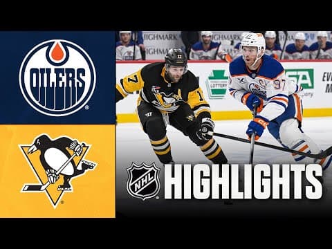 Oilers vs. Penguins | NHL Highlights | December 16, 2025