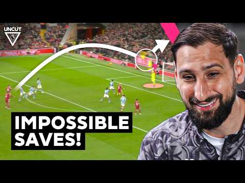Gianluigi Donnarumma Rates His IMPOSSIBLE Premier League Saves | Uncut