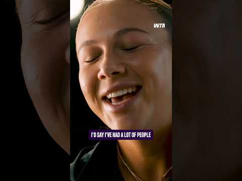 Proving the doubters wrong 👏 Amanda Anisimova talks about how she turns doubts into motivation. #WTA