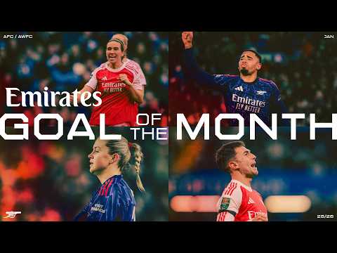ELEVEN SPECIAL STRIKES! 🎯 | January Emirates Goal of the Month