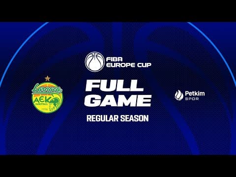 LIVE - Petrolina AEK v Aliaga Petkimspor | FIBA Europe Cup 2025-26 | Regular Season
