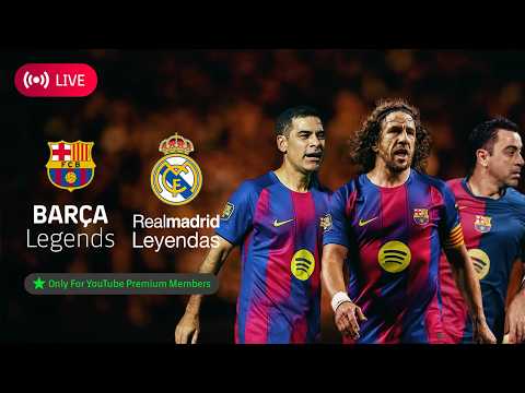 🔴 LIVE | BARÇA LEGENDS vs REAL MADRID LEYENDAS in MEXICO 🇲🇽 🔵🔴