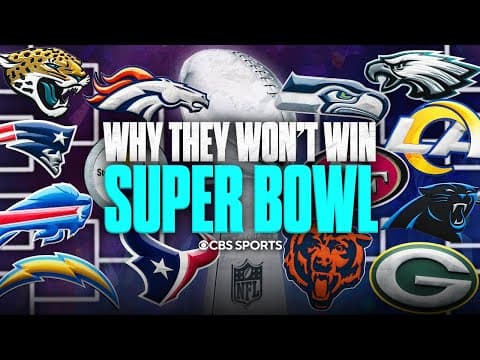 1 Reason Each NFL Playoff Team WON'T Win the Super Bowl 🏆🚫
