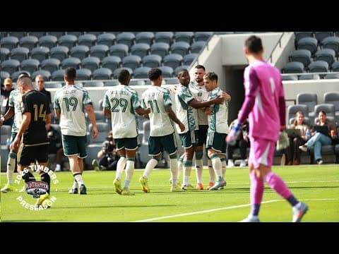 GOAL | Felipe Mora tallies a goal in preseason scrimmage with LAFC