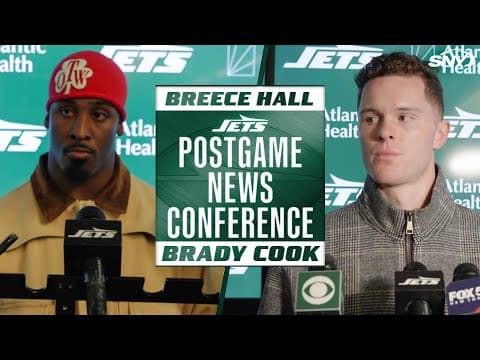 Breece Hall on reaching 1,000 rushing yards on the season, knee injury in Jets' loss to Patriots