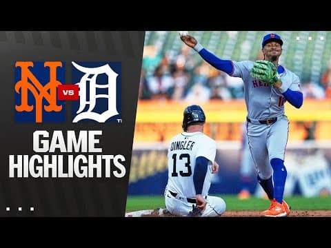 Mets vs. Tigers Game Highlights (9/2/25) | MLB Highlights