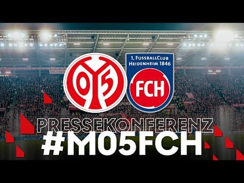 Die PK nach dem Spiel gegen Heidenheim | #M05FCH | #05ertv | Saison 2025/26