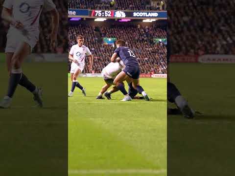 Huw Jones wasn't just scoring tries, he was stopping tries too 😤🛑