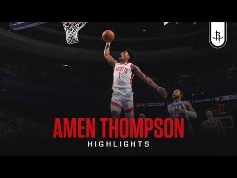 Amen Thompson (17 points) Highlights vs. Philadelphia 76ers