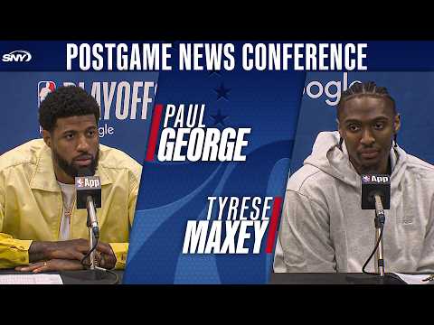Tyrese Maxey, Paul George, and Nick Nurse on what went wrong for Sixers against the Knicks in Game 1