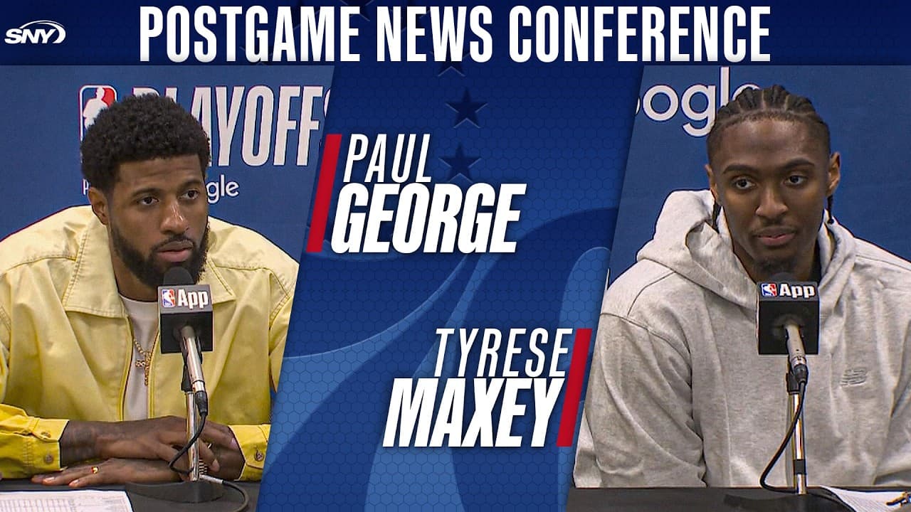 Tyrese Maxey, Paul George, and Nick Nurse on what went wrong for Sixers against the Knicks in Game 1