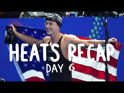 Katie Ledecky Can't Swim Slow | World Championships Day 6 Heats Recap