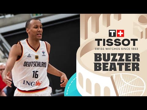 Louis Olinde 🇩🇪 | 🚨 TISSOT Buzzer Beater | FIBA Basketball World Cup 2027 European Qualifiers