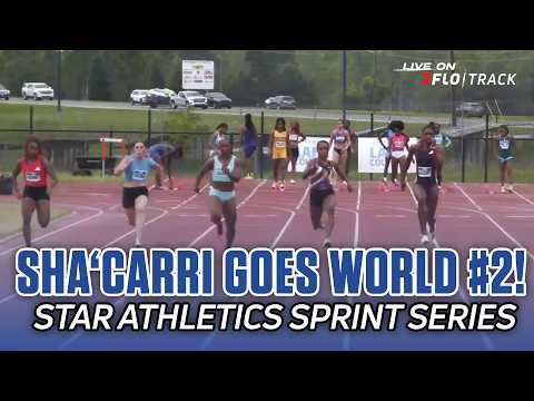 WORLD #2 BY SHA'CARRI RICHARDSON! | Star Athletics Sprint Series