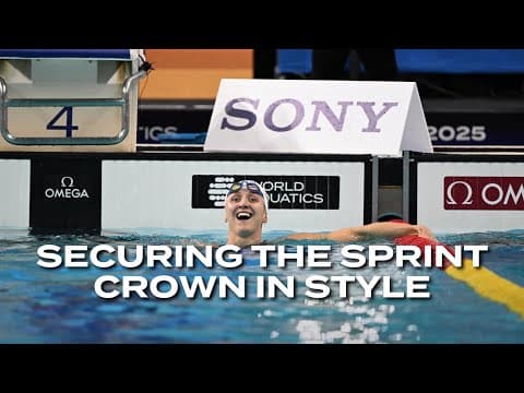 Three for three! Katarzyna Wasick finishes her sweep in Toronto 🔥| Swimming World Cup 2025