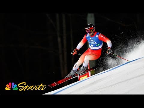 Loic Meillard makes light work of FIS Alpine Ski World Cup giant slalom in Schladming | NBC Sports