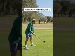 Bubbie Golf Instant Fail.. 😂