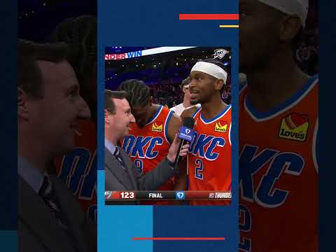 Postgame breakdown with Shai and Nick Gallo after the W 🎙️