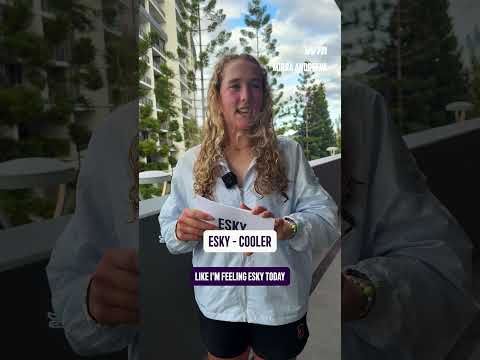 The range 😆 Aussie Slang part 2 is live! #wta #tennis #brisbanetennis