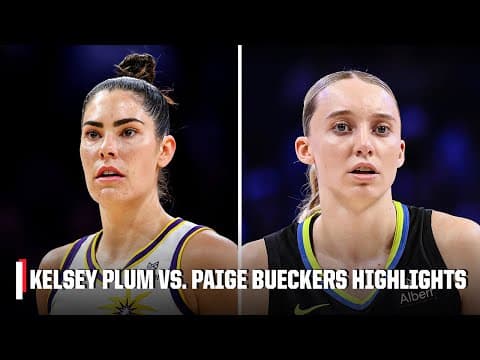 ROOKIE VS. VET 🍿 Paige Bueckers and Kelsey Plum battle goes down to the wire 👀 | WNBA on ESPN