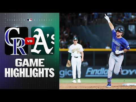 Rockies vs. A's Game Highlights (6/12/26) | MLB Highlights