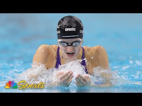 Kate Douglass wins THIRD separate US Open event in 100m breaststroke victory | NBC Sports