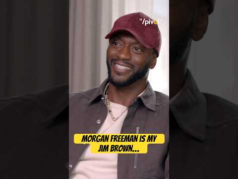 Aldis Hodge talks about playing the role of Jim Brown, & how he’s drawn support from Morgan Freeman