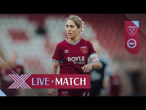 LIVE: West Ham United v Brighton | Women's League Cup
