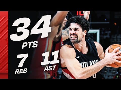 Denji Avdija Drops HUGE DBL-DBL In NOLA - 34 PTS & 11 AST | January 2, 2026