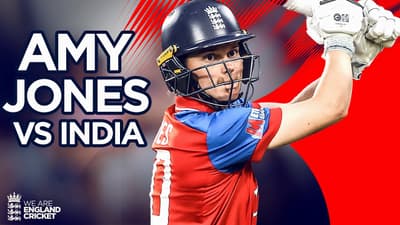 67 With The Bat | Amy Jones Scores Half-Century | England v India